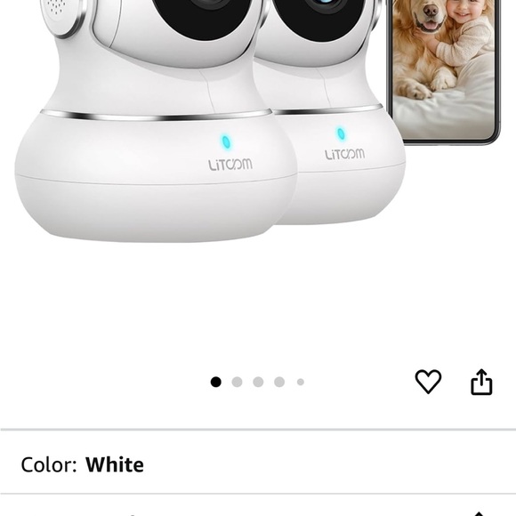 Litcom White Security Camera Set - Picture 2 of 7